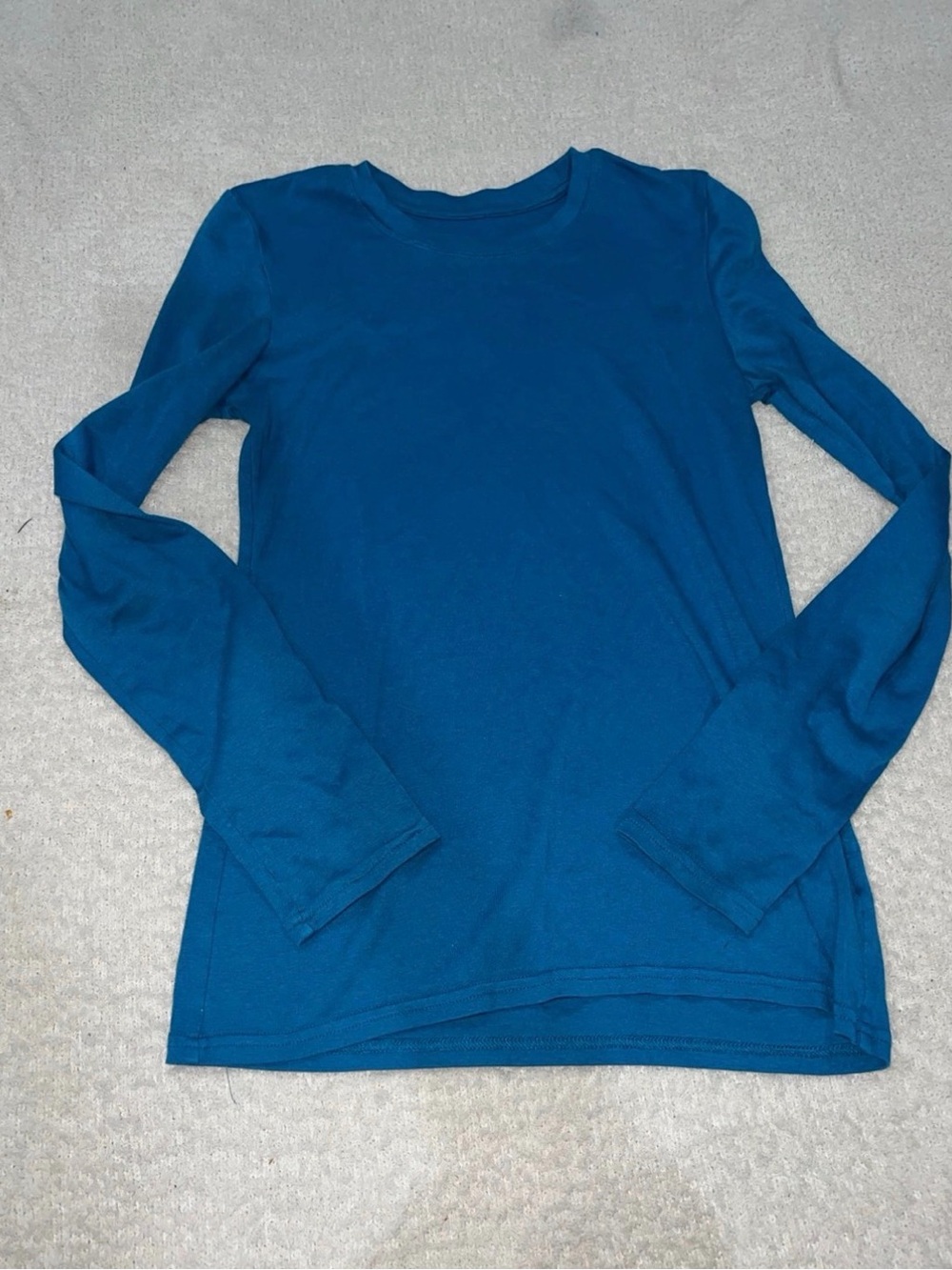 Eddie Bauer Long Sleeve Tee in Teal Blue